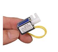 Mini elettrovalvola elettrica DC 12V a 2 posizioni a 2 vie normalmente chiusa Micro valvola di controllo del flusso del gas aria Adatto a piccoli spazi(Model A)