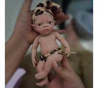 Mini elfo realistico in silicone da 17,8 cm, bambola di elfo rinata realistica, realistica, per bambini, antistress, realizzata a mano