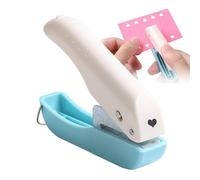 Mini Embossing Cutter, Handcraft Paper Punch, Precise Punch with Decorative Shapes, Lightweight Metal ABS Hole Puncher, Cardboard Tool with Fun Style, Craft Tool for Students Teachers