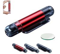 Mini Emergency Car Escape Tool, 2-in-1 Emergency Window Breaker & Seatbelt Cutter, Breaking Glass Breaker, Car Window Breakers, Automotive Safety Essentials, for Land and Underwater (Red)