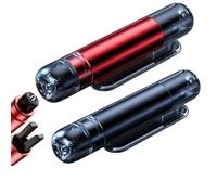 Mini Emergency Car Escape Tool, 2-in-1 Emergency Window Breaker & Seatbelt Cutter, Safe Hammer Glass Breaker Under Wate for All Cars (Black+Red)