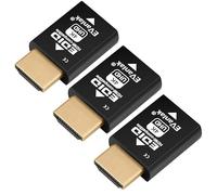Mini emulatore HDMI EDID Passthrough - 1080p a 4K a 60Hz | Design compatto | Supporta switch HDMI, estensori, ricevitori AV, splitter video, 3 pezzi