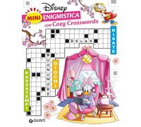Mini enigmistica Disney con cozy crosswords. Passatempi. Giochi. Risate