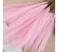 Mini erba della pampa simulata per la decorazione della casa e del matrimonio, perfetta per centrotavola e mazzi di fiori (rosa chiaro)