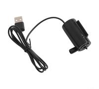 Mini erogatore di acqua sommergibile 5 V compatto mini fontana DC testa alimentata tramite USB da 2 a 3 l/min per ultra-silenzioso - piano da tavolo per acquario interno piccolo stagno 43 x 23 mm