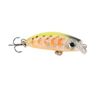 Mini esca da pesca con esca realistica ad azione rapida per trota spigola e luccio (3# colore)