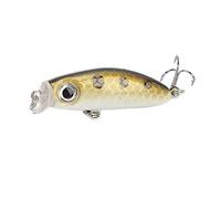 Mini esca da pesca con esca realistica ad azione rapida per trota spigola e luccio (6# colore)