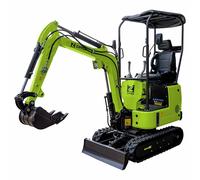 Mini escavatore con motore diesel 7 kW 940 kg Zipper zi-mbg1000d