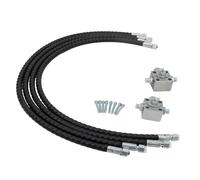 Mini Escavatore Idraulico Valvola Deviante a Tre Vie con Tubi Flessibili, Migliora L'acciaio in Lega di Efficienza per Mini Escavatore Cinese 1-2 Tonnellate