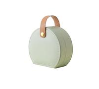 Mini espositore for gioielli Scatole for da viaggio for orecchini portatili Collana Anello Borsa for Scatola di immagazzinaggio(Green)