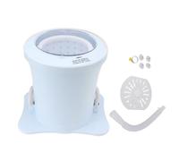 Mini essiccatore portatile ad alta capacità, elettricità, a mano libera, con coulisse, centrifuga, centrifuga ultra veloce, 2500 giri/min, per viaggi in dormitorio (Blu)