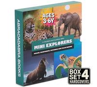 Mini Explorers - Explore Habitats: Animal Encyclopedia for Kids Ages 3-6: Science Book Box Set of 4 covering Animal Facts, Plants, and Biomes for Toddlers, Kindergarteners and Preschoolers (Hardcover)