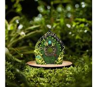 Mini Fairy House Door Doll House Accessori in resina FAIRY GATE DECORAZIONE