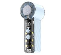 Mini Fan - 10.6x4.6cm Portable Cooling Device, 199 Speed Quiet Rechargeable Air Cooler, Handheld Travel Gadget Compact Design Indoor Outdoor Use | Summer Personal Cooling Comfort Uses