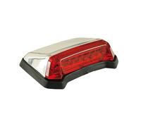 Mini fanale posteriore nitro a led cromato lente rossa