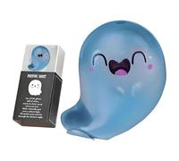 Mini fantasmi che si illuminano al buio, con scatola, statuette di fantasmi luminosi in 6 design, mini fantasmi in resina che si illuminano al buio, per Halloween, paesaggio in miniatura, decorazione