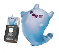 Mini fantasmi che si illuminano al buio, con scatola, statuette di fantasmi luminosi in 6 disegni, mini fantasmi in resina che si illuminano al buio, per Halloween, paesaggio in miniatura, decorazione