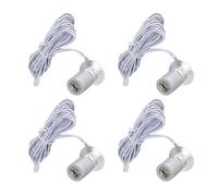 Mini Faretti a LED da 4 Pezzi, Luci a LED Dimmerabili sotto Le Luci dell1'Armadio, Luci per Vetrine di Gioielli, Luci per Artistici, Faretto per Armadio per Piante Display