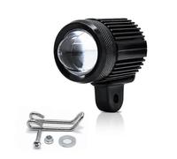 Mini faretti LED bicolore da 60 W per specchietto retrovisore per motocicletta, supporto per faretto