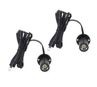 Mini Faretto Dimmerabile con Cavo, Faretti a LED per Espositori, Piccolo per Portico di Armadietti per Gioielli (Luce calda 3000K)