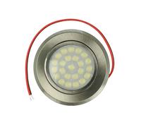Mini Faretto Led Da Incasso Touch Dimmer Controllo Carcassa Nichel Satinato 3000
