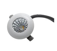 Mini faretto LED RGB RGBW SPOT incasso foro 25mm 2W 24 Volts sincronizzabile DMX512 punto luce per cielo stellato segnapassi giochi di colore Faretto Led piccolo Dimmerabile colore bianco (RGBW+3000K)