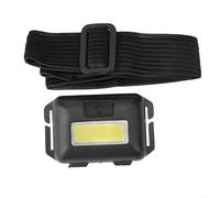 Mini faro LED COB per sport leggero, regolabile, 3 modalità per una maggiore visibilità nelle attività all'aperto (nero)
