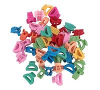 Mini Fermagli per Capelli 100 Pezzi, Piccoli Morsetti per Capelli a Forma di Luna Curva, Colori Misti, per Capelli Fini, Coda di Cavallo, Piccoli Morsetti a Mascella in