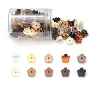 Mini fermagli per capelli a forma di fiore, 100 pezzi, fermagli per capelli per bambini, graziosi, forcine per capelli, accessori per capelli per donne, ragazze, bambini, adolescenti, colorati