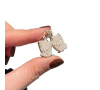 Mini fermaglio per capelli retrò a forma di fiore di diamante con perline e strass per donne e ragazze (2992)