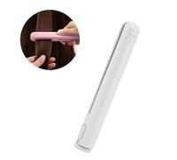 Mini ferro arricciacapelli a doppio scopo, piastra e arricciacapelli 2 in 1, mini ferro arricciacapelli da viaggio, piccolo bigodino in ceramica leggera per capelli corti e lunghi, portatile per casa