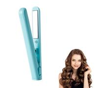 Mini ferro arricciacapelli a doppio uso, mini piastra e ferro piatto,ferro arricciacapelli arricciacapelli,ferro arricciacapelli,bacchetta per ricci da viaggio portatile per capelli corti e tutti i