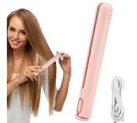 Mini Ferro Arricciacapelli E Piastra Per Capelli 2 In 1 - Styler Da Viaggio Portatile Da 10 W In Nylon, 53 G | Ferro Da Stiro Anti- Resistente Alle Alte Temperature Da 17 X 2,2 Cm Con Ca