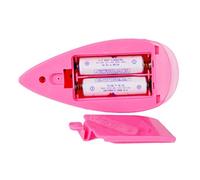 Mini Ferro da Stiro Elettrico Giocattolo Sicuro, Ferro Simulato con Luce per Far Finta di Giocare con Materiali Non Tossici per Bambini (PINK)