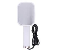 Mini Ferro da Stiro Portatile USB per Ritocchi Rapidi, Bianco | Lega di Alluminio e Plastico, Pannello in Alluminio, Manico Ergonomico, per Giacche e Abiti