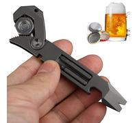 Mini ferro per sollevamento multiuso, antiruggine, compatto, mini ferro da sollevamento - titanio Carry-on Pocket Crowbar, cacciavite per chiavi inglesi, cassetta degli attrezzi, apribottiglie