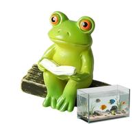 Mini Figure di Animali - Piccole Decorazioni Impermeabili Carinissime Per L'Acquario - Decorazioni Per L'Acquario - Adatta a Gamberetti Axolotl Gechi Rane Tartarughe Domestiche e Vasca Rettili