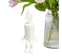 Mini Figure Stampate In 3D di candela seduta luminosa per scrivania