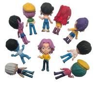 Mini Figures, 12pcs Mini Anime Figure, Action Figure, Figure Cacciatori, Anime Figure Cake Topper, Anime Figurine, Toppers Torta a Tema, Figure Statua, pour Enfant Feste, Natale