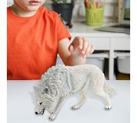 Mini figurine di lupi artigianali giocattolo educativo per ragazze ragazzi