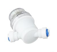 Mini filtro a connessione rapida per acqua in acciaio inox 1/4" 3/8" purificatore domestico giardino 40 con rete in acciaio trasparente per tazza (1/4")