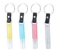 Mini Flacone Spray NICENEEDED Da 3 ml con Portachiavi, Bottiglia Da Viaggio Vuota per Profumo Ricaricabile, Bottiglia di Plastica per Spruzzatore D'Acqua Tubo per Campioni A Mano Contenitore