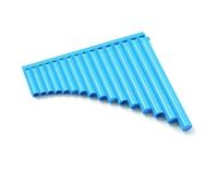 Mini flauto di Pan portatile Flauto di Pan portatile in scala C con layout ergonomico in plastica musicale popolare(Blue-16)