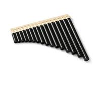 Mini flauto di Pan portatile Flauto di Pan portatile in scala C con layout ergonomico Musicale popolare for attività all'aperto foro(Black-16)