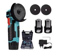 Mini Flex Smerigliatrice a 2 Batteria Litio 12V 76MM 19500RPM + Valigetta