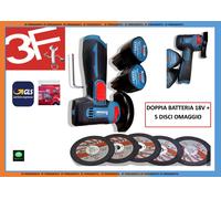 MINI FLEX SMERIGLIATRICE A 2 BATTERIA LITIO 18V 76MM 19500RPM + OMAGGIO