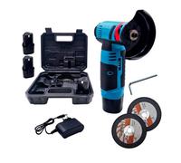 Mini Flex Smerigliatrice A Doppia Batteria Batterie Litio 12V 2 Dischi Valigetta