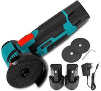MINI FLEX SMERIGLIATRICE A DOPPIA BATTERIA LITIO 12V 1.5AH 76MM 19500 RPM