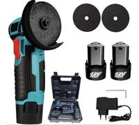 MINI FLEX SMERIGLIATRICE DUE BATTERIE 12V 76MM COMPATTA E POTENTE TAGLIO PRECISO