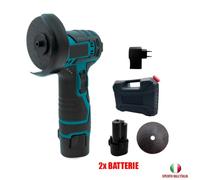 MINI FLEX SMERIGLIATRICE PORTATILE A DOPPIA BATTERIA LITIO 12V METALLO E LEGNO